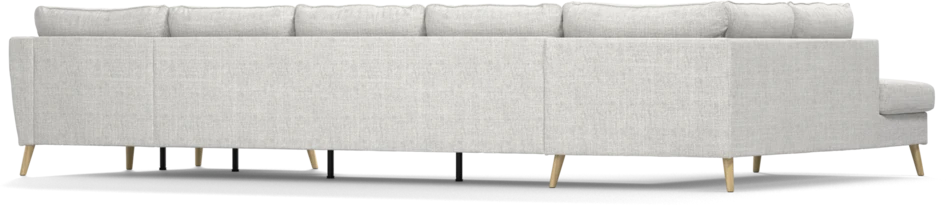 County - 4-sits soffa med divan vänster och schäslong höger - Grå