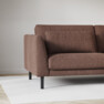 Willow - 3-sits soffa med divan vänster, fast klädsel - Orange