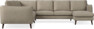 Madison Lux - Hörnsoffa med schäslong höger - Beige