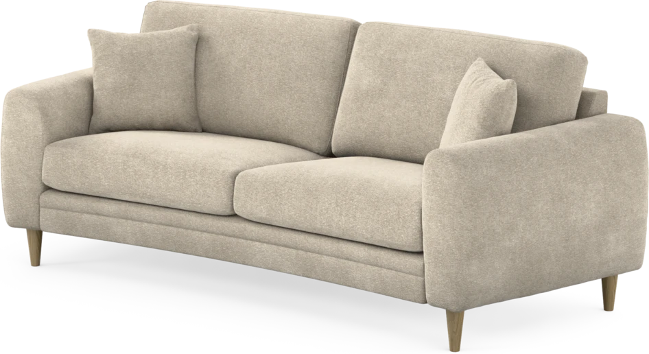 Eden - 2,5-sits soffa svängd - Beige