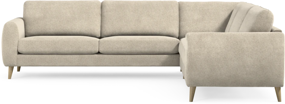 Bridge - Hörnsoffa, 3+3-sits - Beige