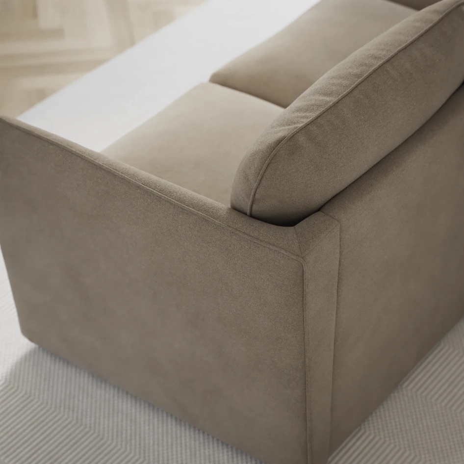 Öland - Bäddsoffa 3-sits, längsbäddad - Beige