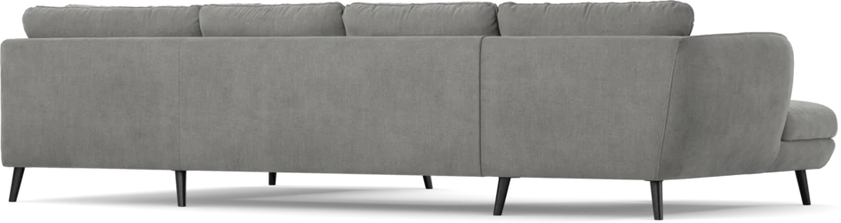 Madison - 2-sits soffa med schäslong vänster och divan höger - Grå