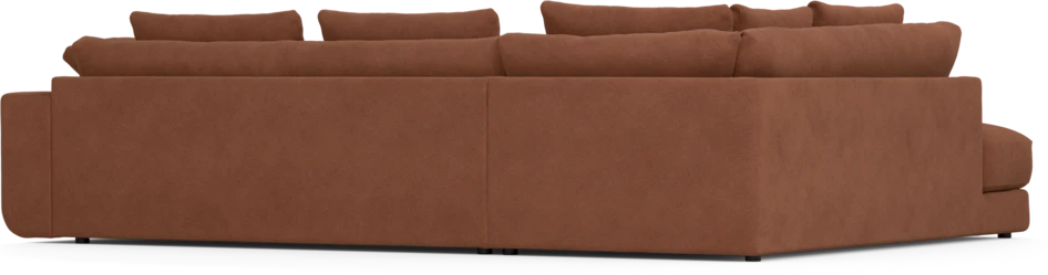 Amie - 3-sits med divan vänster - Orange