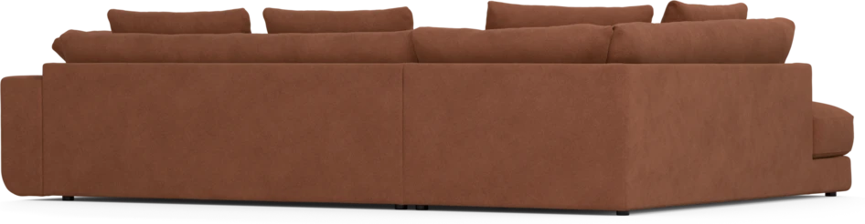 Amie - 3-sits med divan vänster - Orange