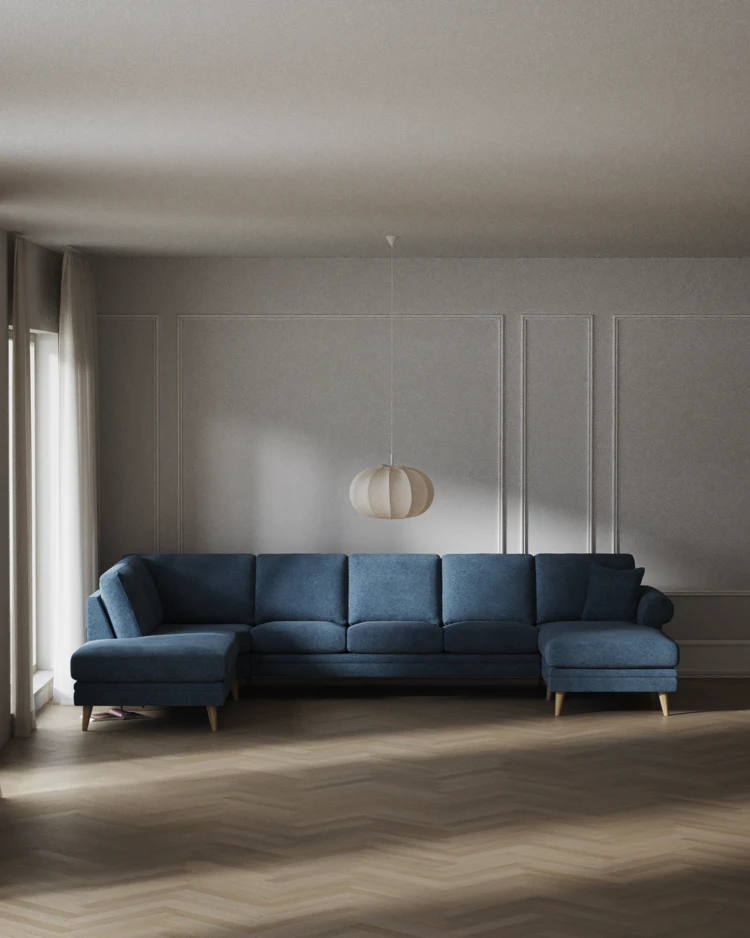 Eden - 3-sits soffa med divan vänster och schäslong höger - inspiration