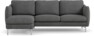 Madison Lux - 2-sits soffa med schäslong vänster - Vit