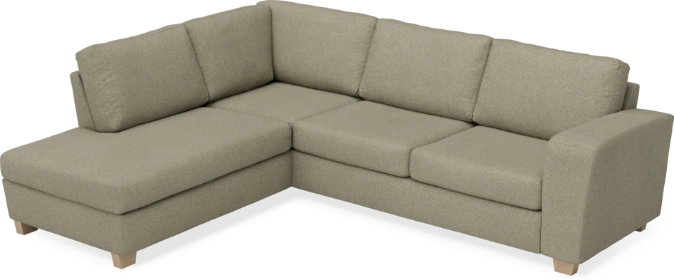 Friday - 2,5-sits soffa med divan vänster - Beige
