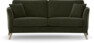 Eden - 2,5-sits soffa svängd - Grön