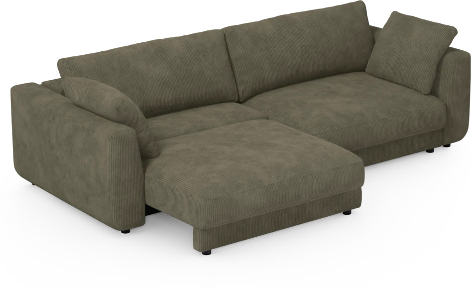 Amie - Bäddsoffa 4-sits - Grön