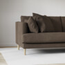 Harper - 4-sits med schäslong XL höger - Brun