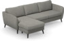County - 3-sits soffa med flyttbar schäslong - Grå