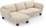 Madison Lux - 2-sits soffa med schäslong vänster - Beige
