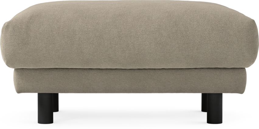 Cherrie - Fotpall 110, fast klädsel - Beige