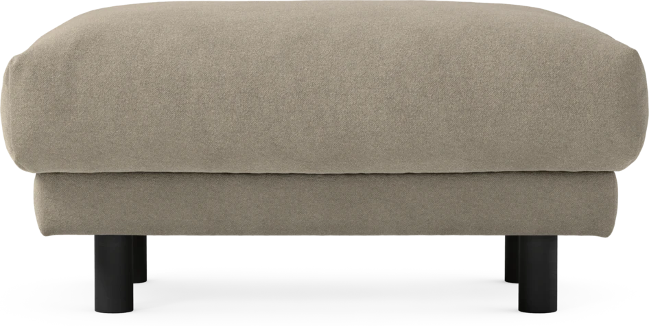 Cherrie - Fotpall 110, fast klädsel - Beige