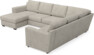 Friday - Hörnsoffa, 3+2-sits med schäslong vänster - Beige