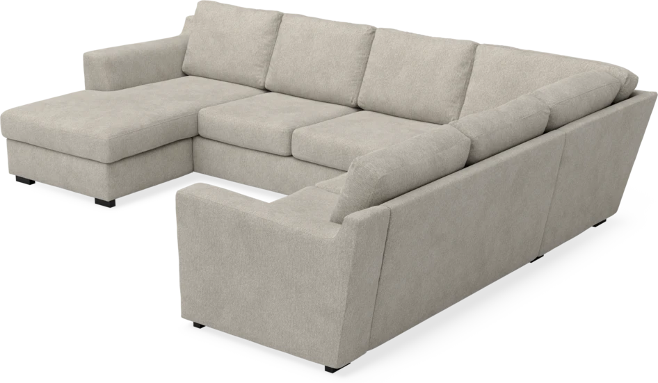 Friday - Hörnsoffa, 3+2-sits med schäslong vänster - Beige