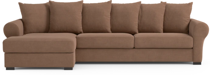 Town, 3-sits soffa med schäslong vänster