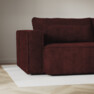 Ide - Bäddsoffa 3-sits med schäslong vänster - Röd