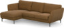 Madison Lux - 2-sits soffa med schäslong vänster - Brun