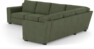 Friday - Hörnsoffa, 3+2-sits - Grön