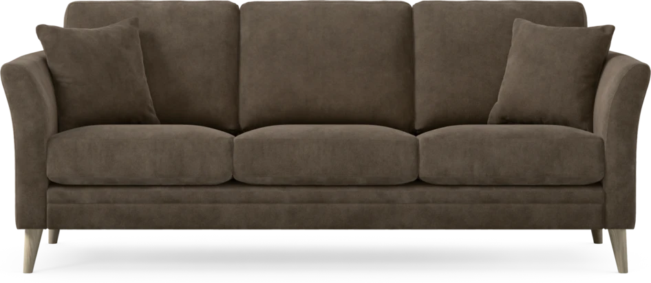 Eden - 3-sits soffa - Brun