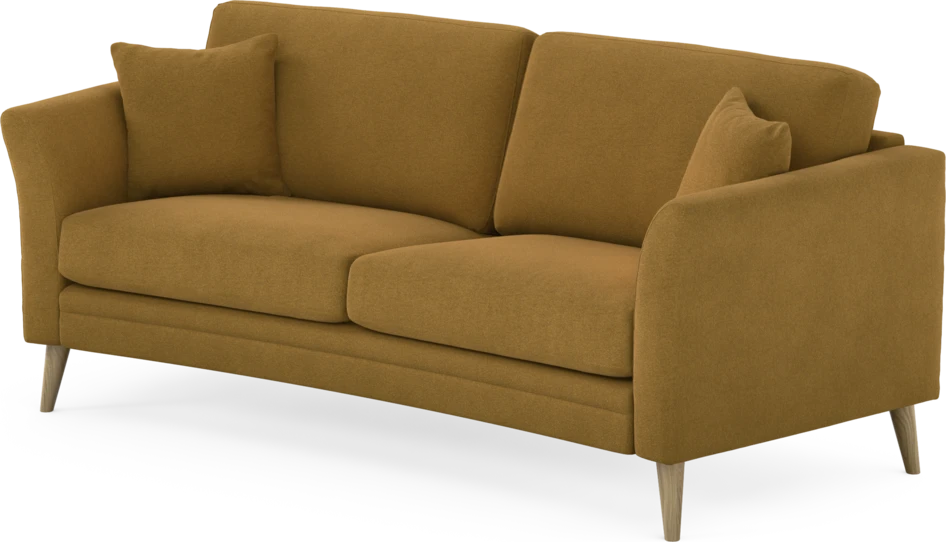 Eden - 2,5-sits soffa svängd - Gul