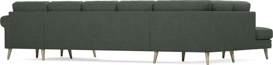Eden - 3-sits soffa med divan vänster och schäslong höger - Grön
