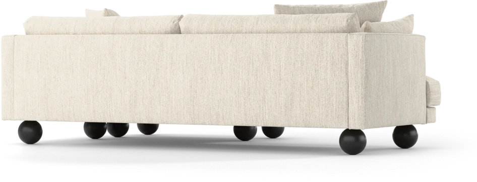 Harper - 4-sits med schäslong XL höger - Vit