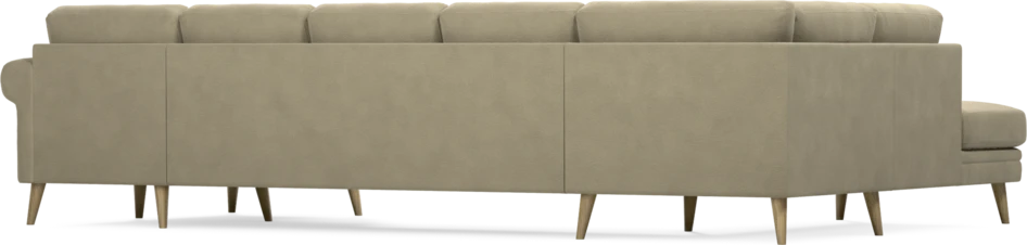 Eden - 3-sits soffa med divan vänster och schäslong höger - Beige