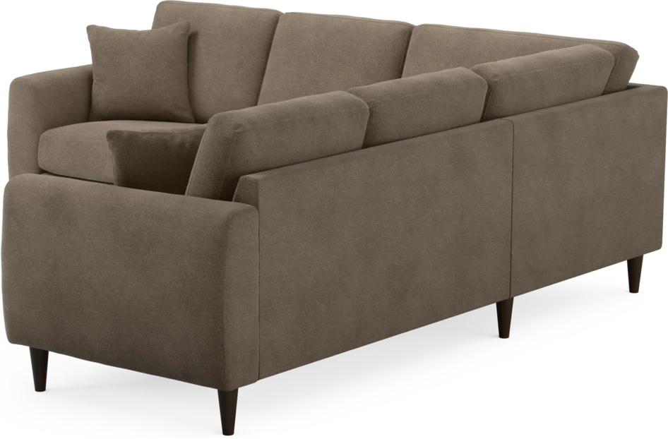 Eden - Hörnsoffa, 2+2-sits - Brun