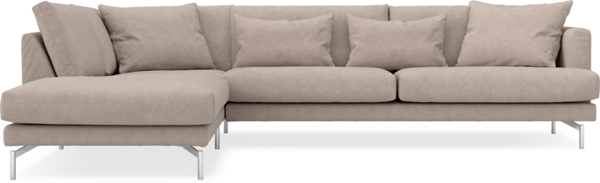 Harper - 3-sits soffa med divan vänster - Beige