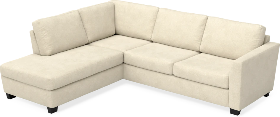 Friday - 2,5-sits soffa med divan vänster - Beige