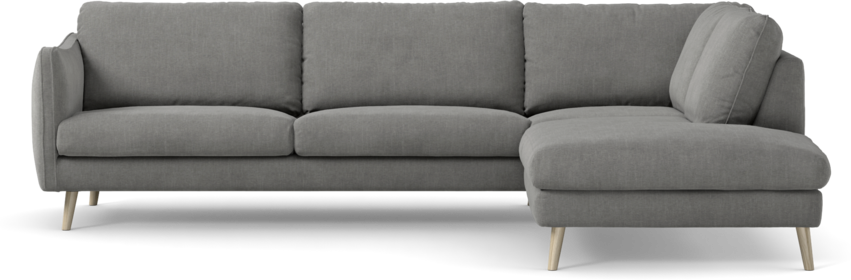 Madison Lux - 3-sits soffa med divan höger - Grå