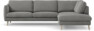Madison Lux - 3-sits soffa med divan höger - Grå