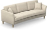 Eden - 3-sits soffa svängd - Beige