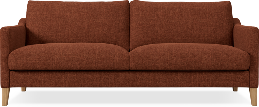 Winston - 3-sits soffa - Röd