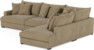 Rossi - 3-sits soffa med divan höger - Beige