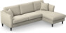 Eden - 2,5-sits soffa med schäslong - Beige