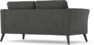 Bridge - 2-sits soffa - Svart