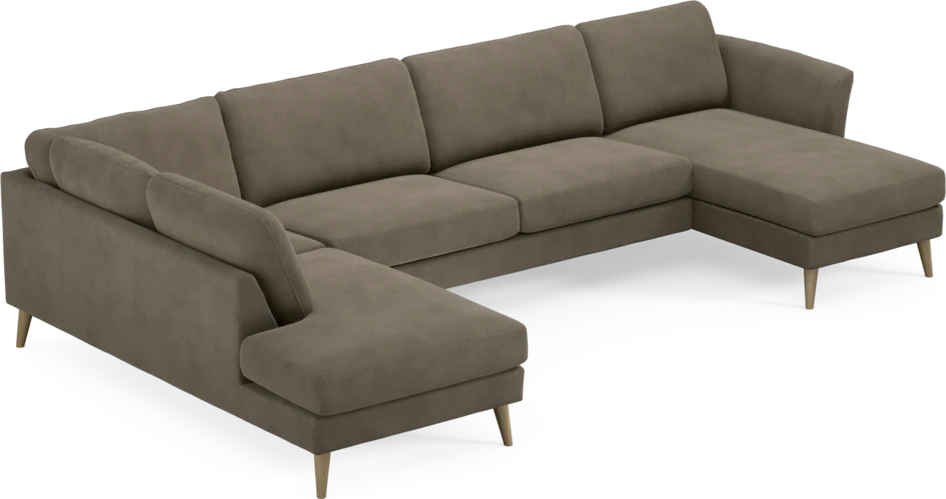 Bridge - 3-sits soffa med divan vänster och schäslong höger - Beige