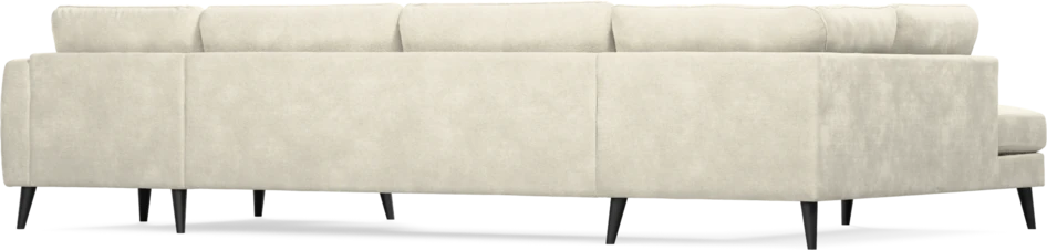 Bridge - 3-sits soffa med divan vänster och schäslong höger - Vit
