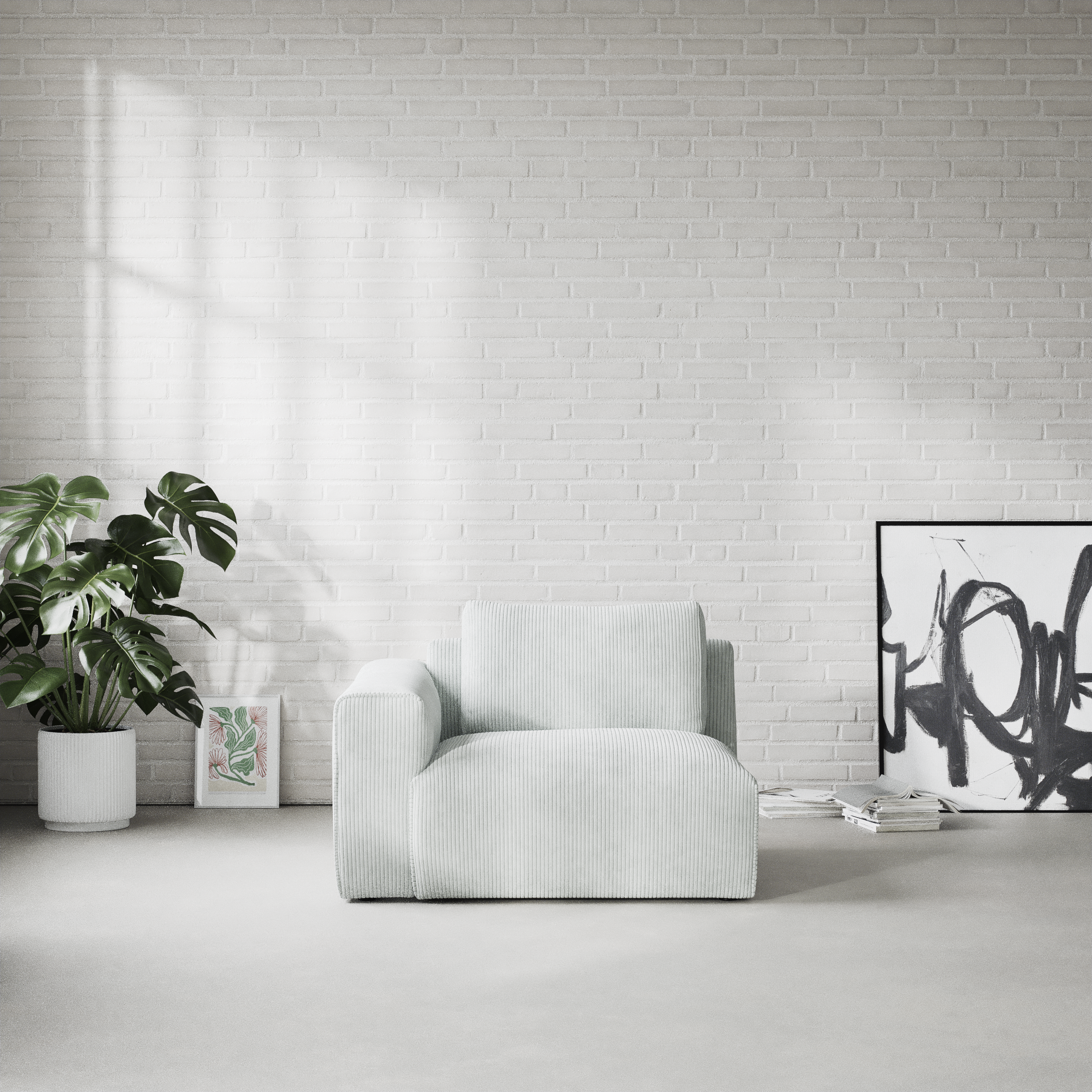 Free - 1,5-sits med armstöd vänster - inspiration