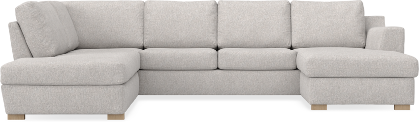 Friday - 3-sits soffa med divan vänster och schäslong höger - Grå