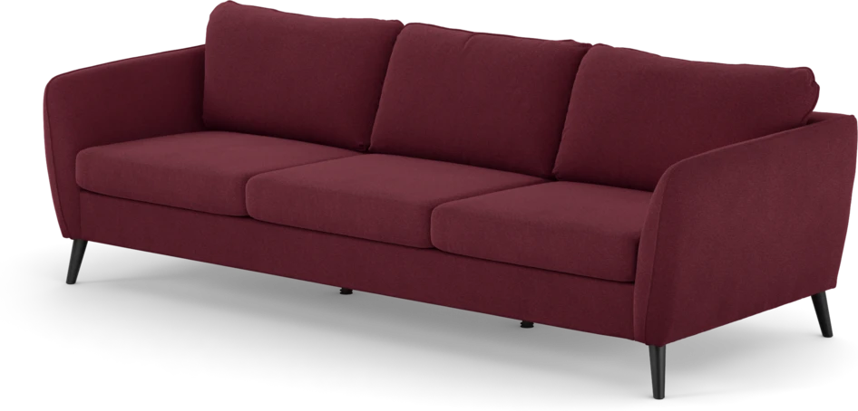 County - 3-sits soffa - Röd