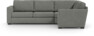 Friday - Hörnsoffa, 2,5+1,5-sits - Grå