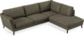 Madison Lux - 3-sits soffa med divan höger - Brun