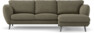 Madison Lux - 2-sits soffa med schäslong höger - Brun