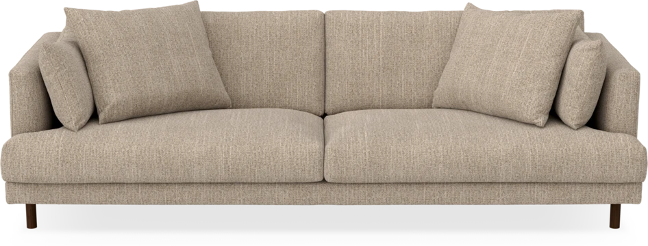 Harper - 4-sits soffa - Brun