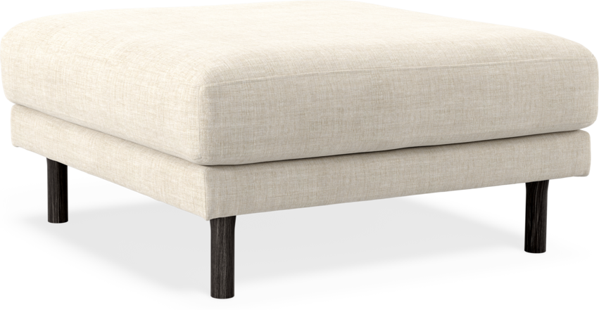 Willow - Fotpall, fast klädsel - Beige